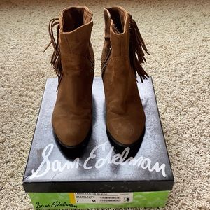 Sam Edelman Louie Booties. Color: Cocoa Size: 7
